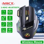 Kabellose GamingMaus USB IMICE GWX7 3200