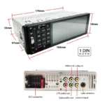 Bluetooth Car Radio 1 Din Carplay