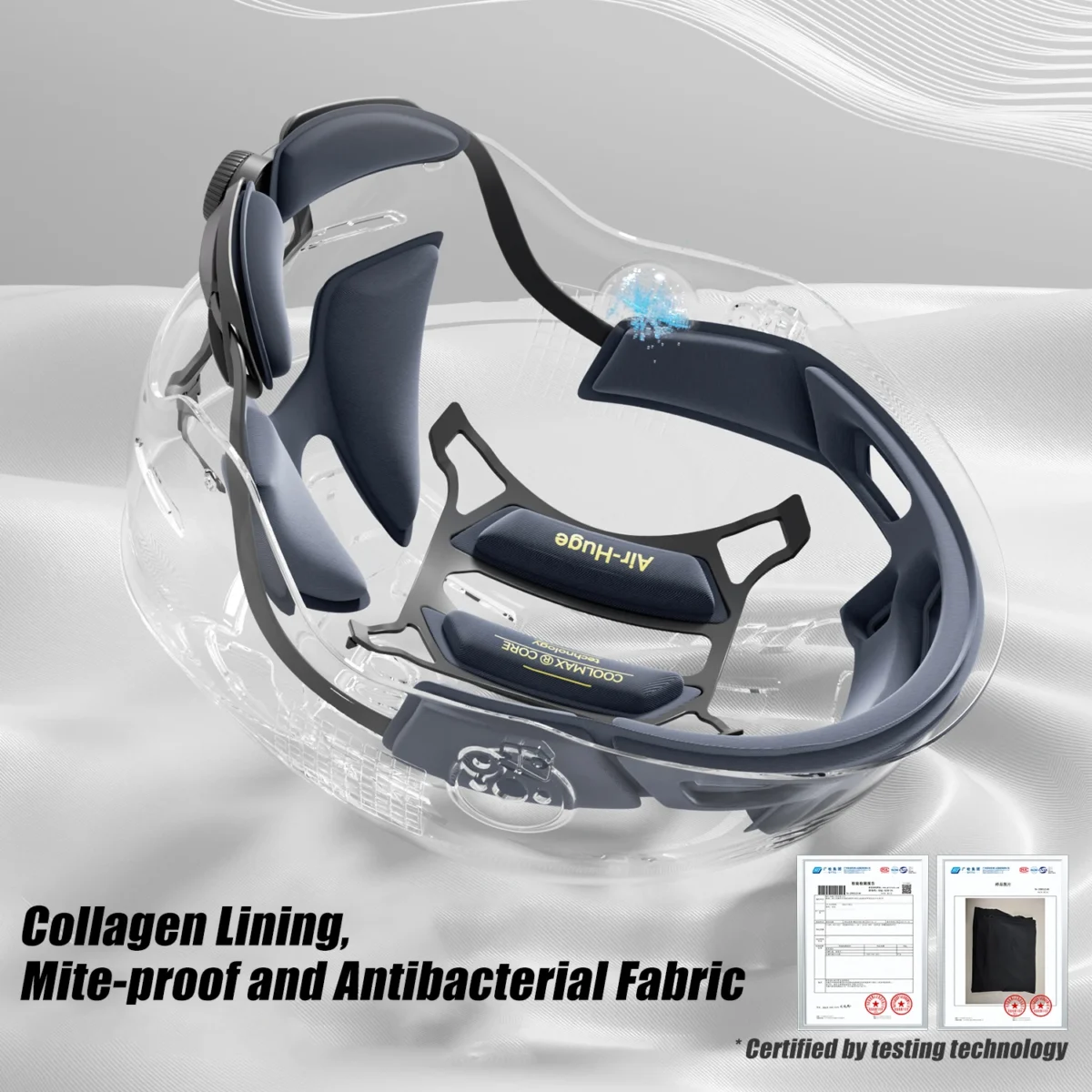 BIBEE Elektrischer Motorradhelm, Sommer, atmungsaktiv, elektrisches Fahrrad, offener Helm, Herren und Damen, Doppelgläser, Jet-Scooter-Halbhelme - Image 6