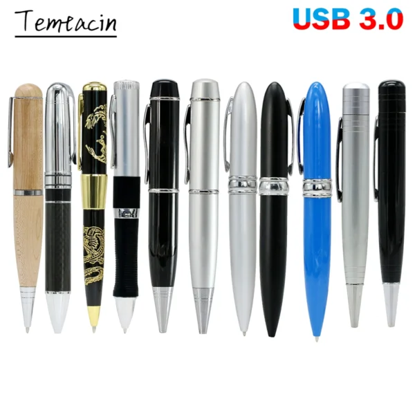 USB Stick 3,0 Kugelschreiber USB Flash Drive 128GB 64GB 32GB 16GB Pen Drives USB Stift disk Flashdrive 256GB-Stick Memory stick