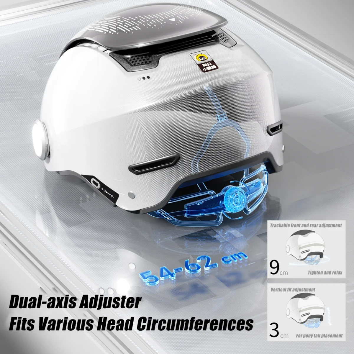 BIBEE Elektrischer Motorradhelm, Sommer, atmungsaktiv, elektrisches Fahrrad, offener Helm, Herren und Damen, Doppelgläser, Jet-Scooter-Halbhelme - Image 5
