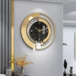 Nordic Light Luxury Metal Wall Clock