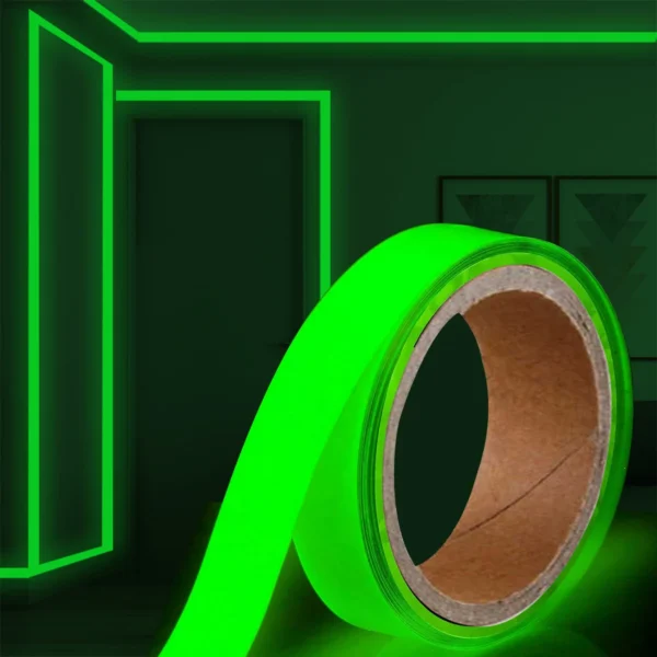 Green Luminous Tape Glow In The Dark Waterproof Self Adhesive for Night Vision Safety Warning Security Stage Home Fishing Tool