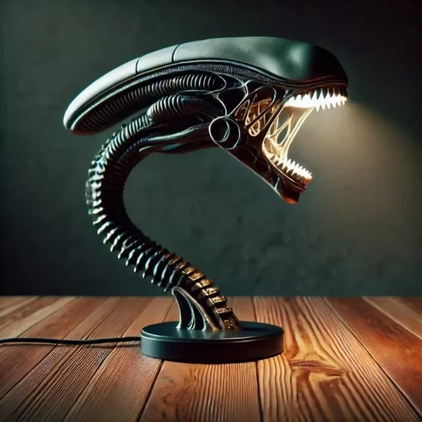 Uniquely designed alien creature lamps, bedroom home decorative lamps, resin decorative items and ornaments