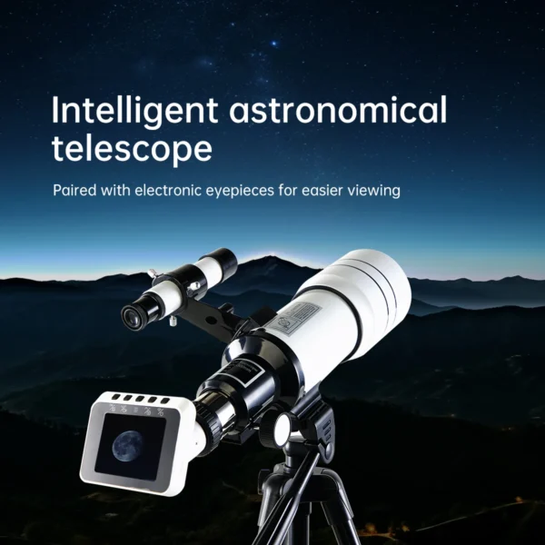30070 Professional Astronomical Telescope Monocular Electronic Eyepiece 70MM Large-Aperture for Stargazing Bird Watching