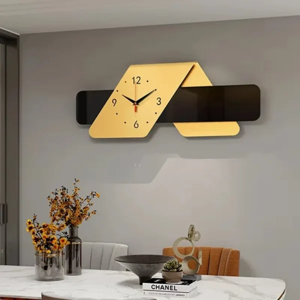 House Decor Stylish Wall Clock Plastic Electronic Noiseless Interior Wall Clocks Ornaments Decoration Wohnzimmer Deko Furniture