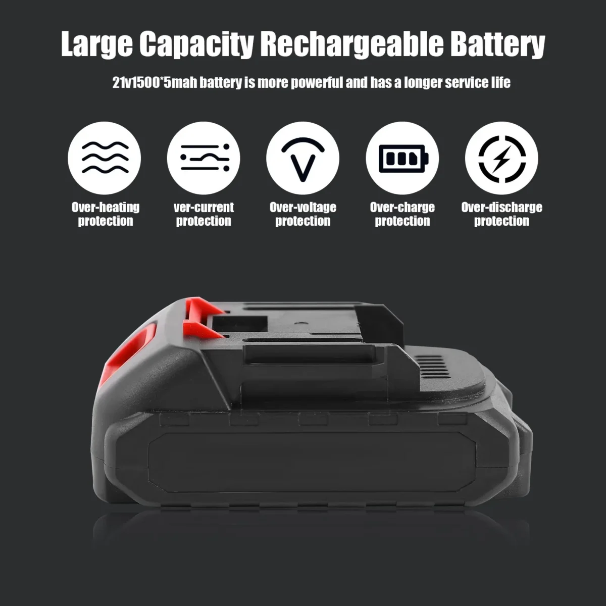 6 Inch Brushless Chain Saw Mini Handheld Pruning Chainsaw Woodworking Electric Saw Cutting Power Tool for Makita 18V Battery - Image 5