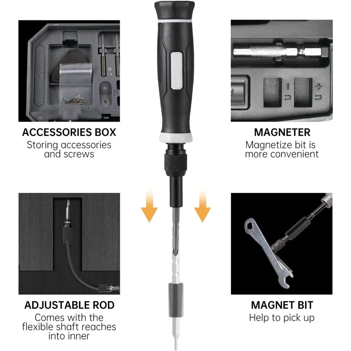 Precision Screwdriver Set, Laptop Tool Kit, 152/25 in 1 Professional Computer Screwdriver Repair Kit T5 T6 Torx Screwdriver - Image 4
