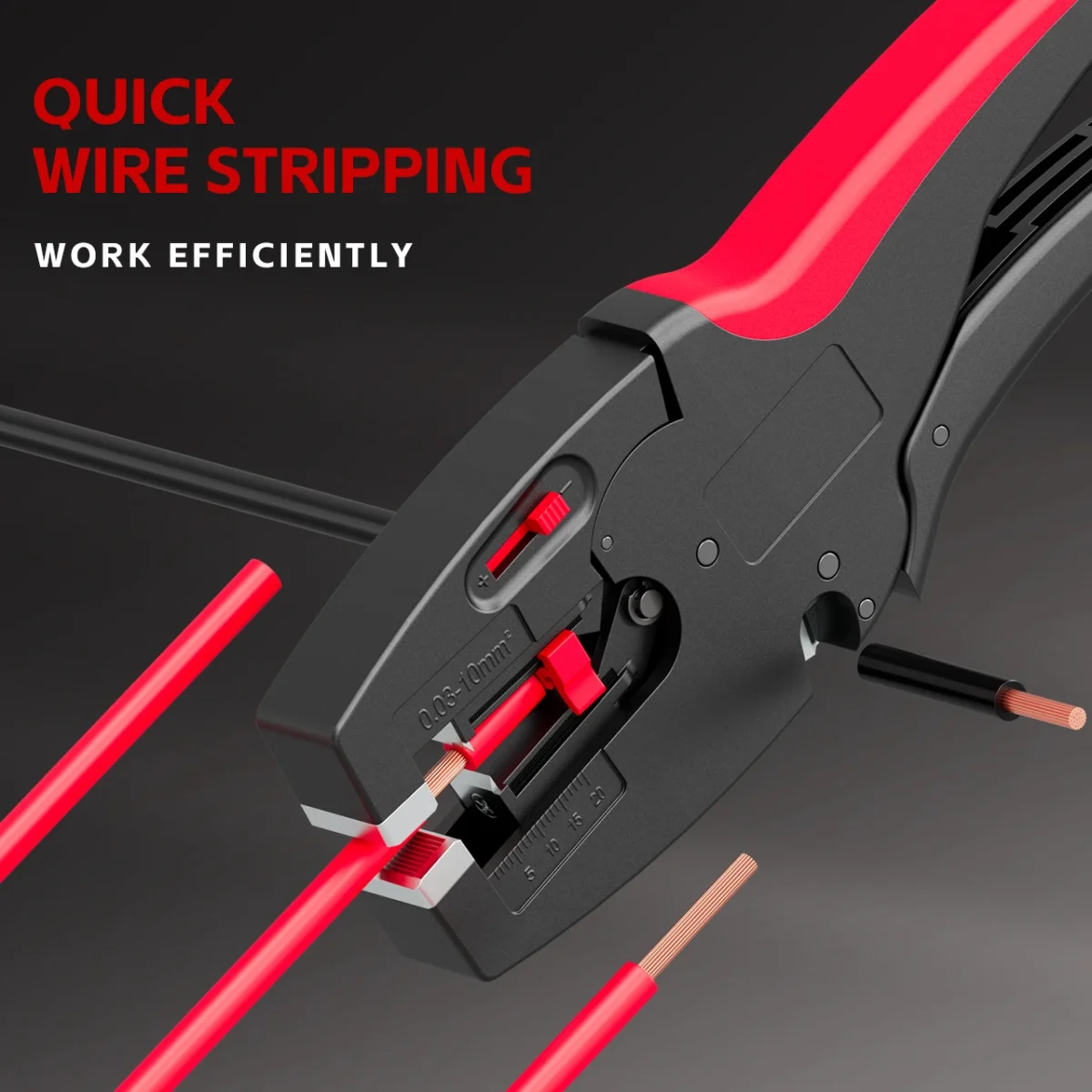 Automatic Wire Stripper and Cutter Pliers 2 in 1 Heavy Duty Tools 0.03-10mm²/32-7AWG Mini Multifunctional Electrical Repair - Image 4