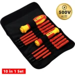10Pcs Interchangeable Blade VDE Insulated Screwdriver
