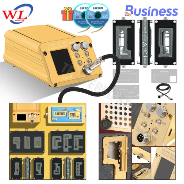 WL Intelligent Heating Separator Heating Table For iPhone X-16Pro Max Motherboard Layer Face ID Repair Welding Station tools set