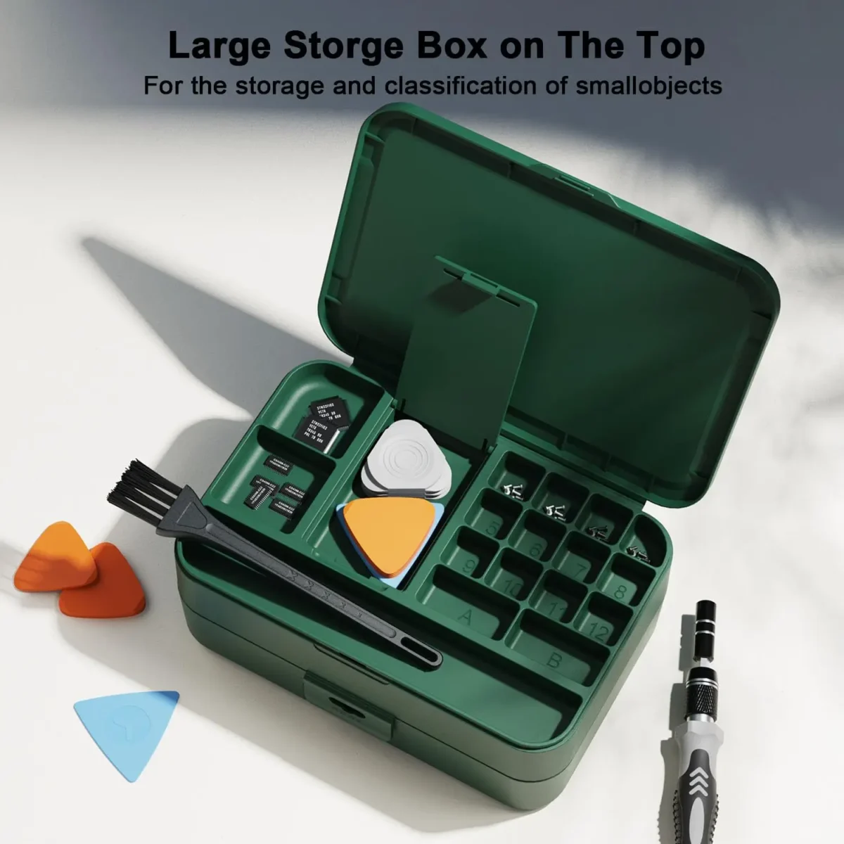 132 in 1 Precision Screwdriver Set Phillips Torx Magnetic Screwdriver Head with Storage Box 152 bit Small Hand Repair Tool Kit - Image 2