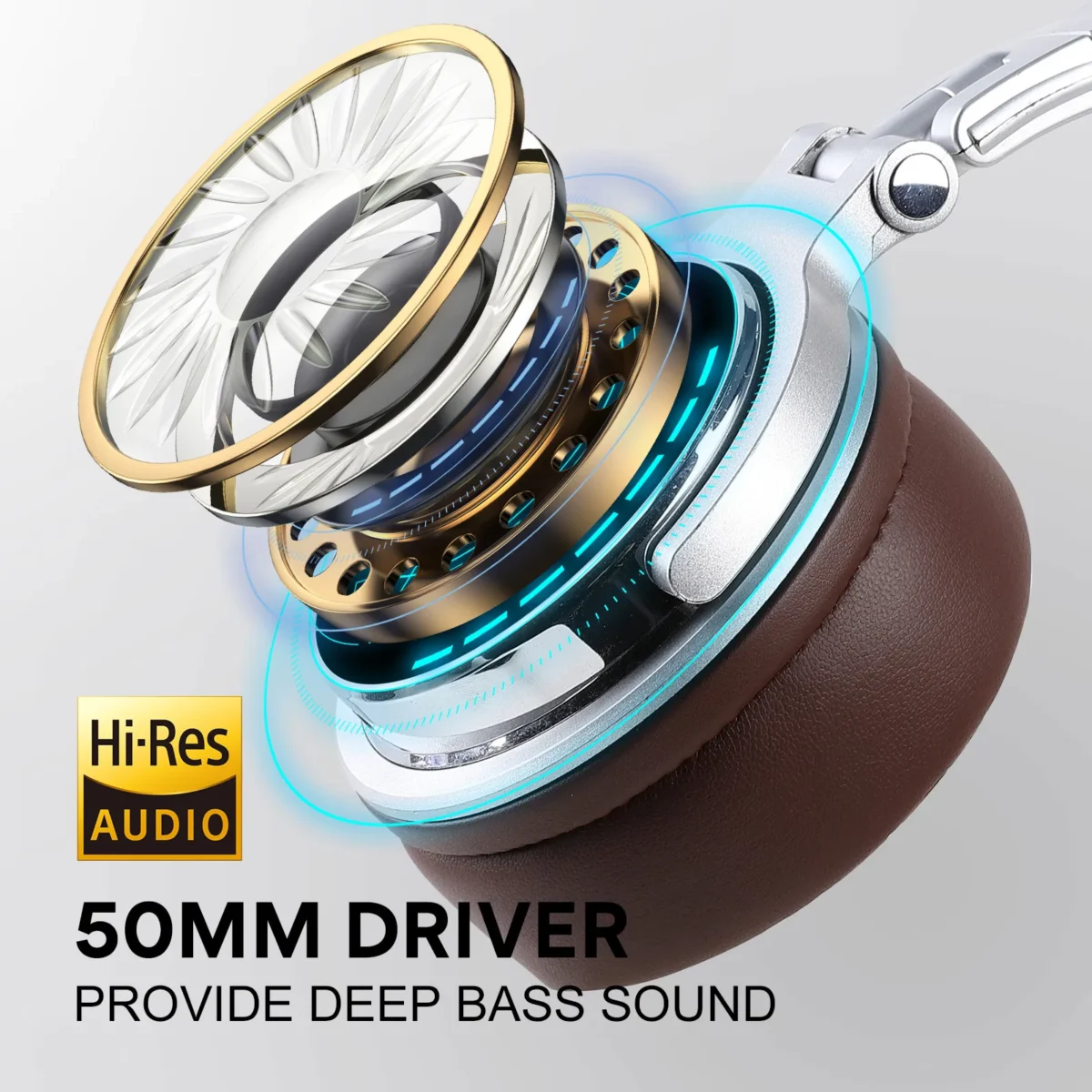 Oneodio Wired Headphones Professional Studio DJ Headphone With Microphone Over Ear Hi-Res Headset Monitoring For Music Phone - Image 2