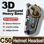 3D Surround Heavy Bass Motorcycle Helmet