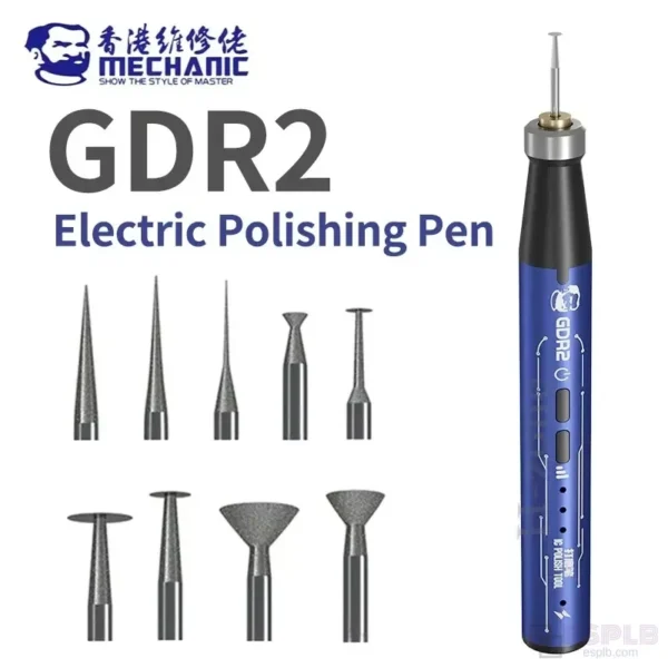 MECHANIC GDR2 Electric Polishing Pen Multi-function for Mobile Phone Repair Motherboard PCB IC CPU Cutting Polishing Pen Tool