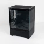 MANMU Computergehuse Aluminium MicroATX PCGehuse Gehrtetes