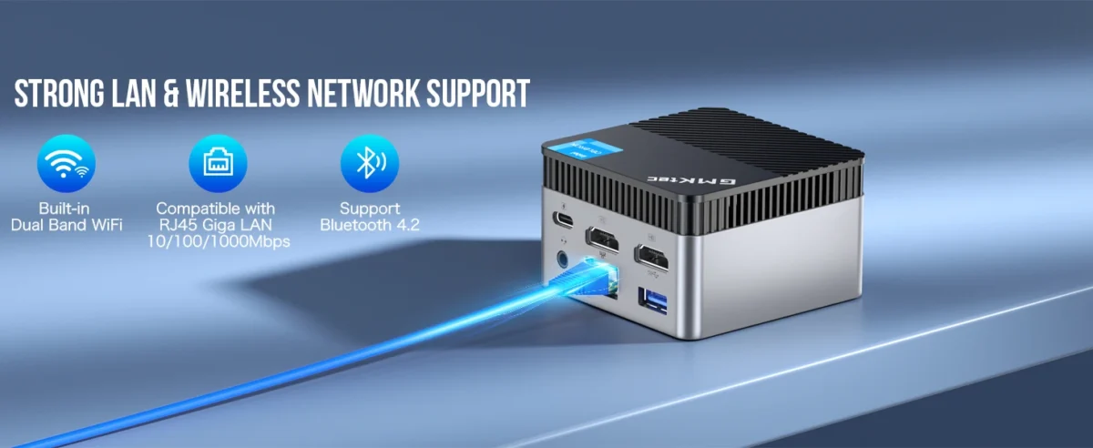 Gmktec kb5 mini pc intel celeron n5105 windows 11 pro 4k mini pc ddr4 8gb ram 128gb rom wifi5 bt 4,2 desktop computer arbeit - Image 7