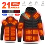 21 Areas Heated Jacket Men Warm