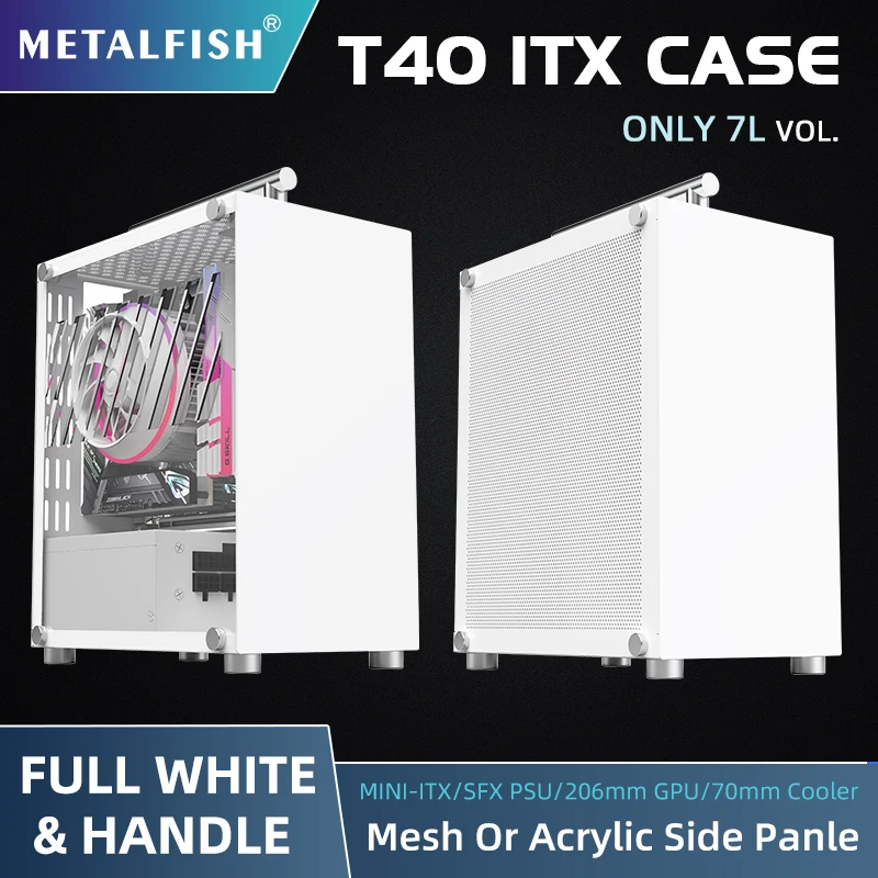 METALFISH T40 Mini ITX Case 7L - Image 2