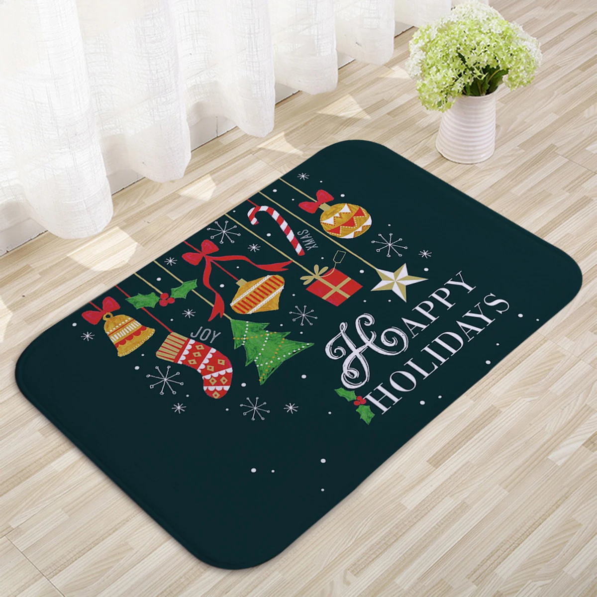 Christmas Door Mat Santa Claus Outdoor - Image 2