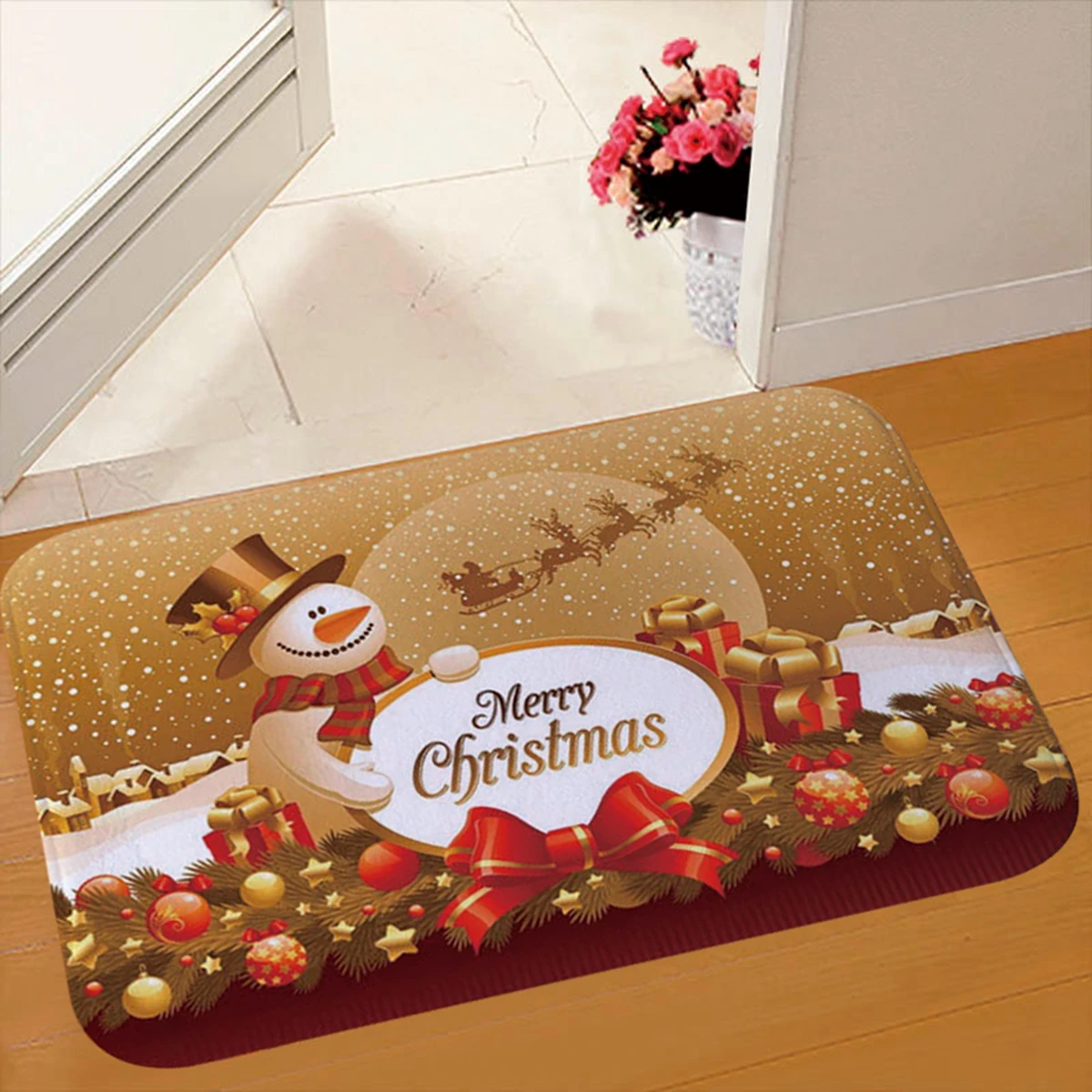 Christmas Door Mat Santa Claus Outdoor - Image 5