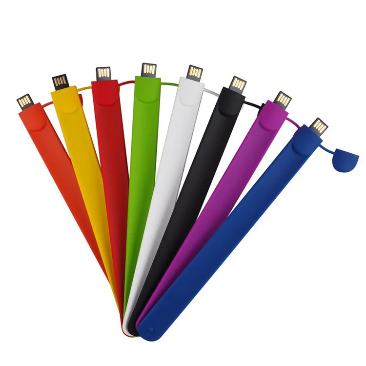 Wholesale Silicone Wristband Gift Disk Bracelet USB Flash Drive16g 32g Fashion USB Flash Drive fast read and write accessories - Image 4