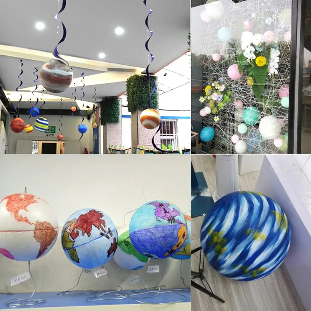 XMAS Polystyrene Styrofoam Foam Half Ball - Image 6