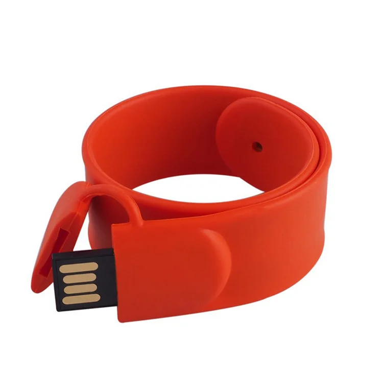Wholesale Silicone Wristband Gift Disk Bracelet USB Flash Drive16g 32g Fashion USB Flash Drive fast read and write accessories - Image 3