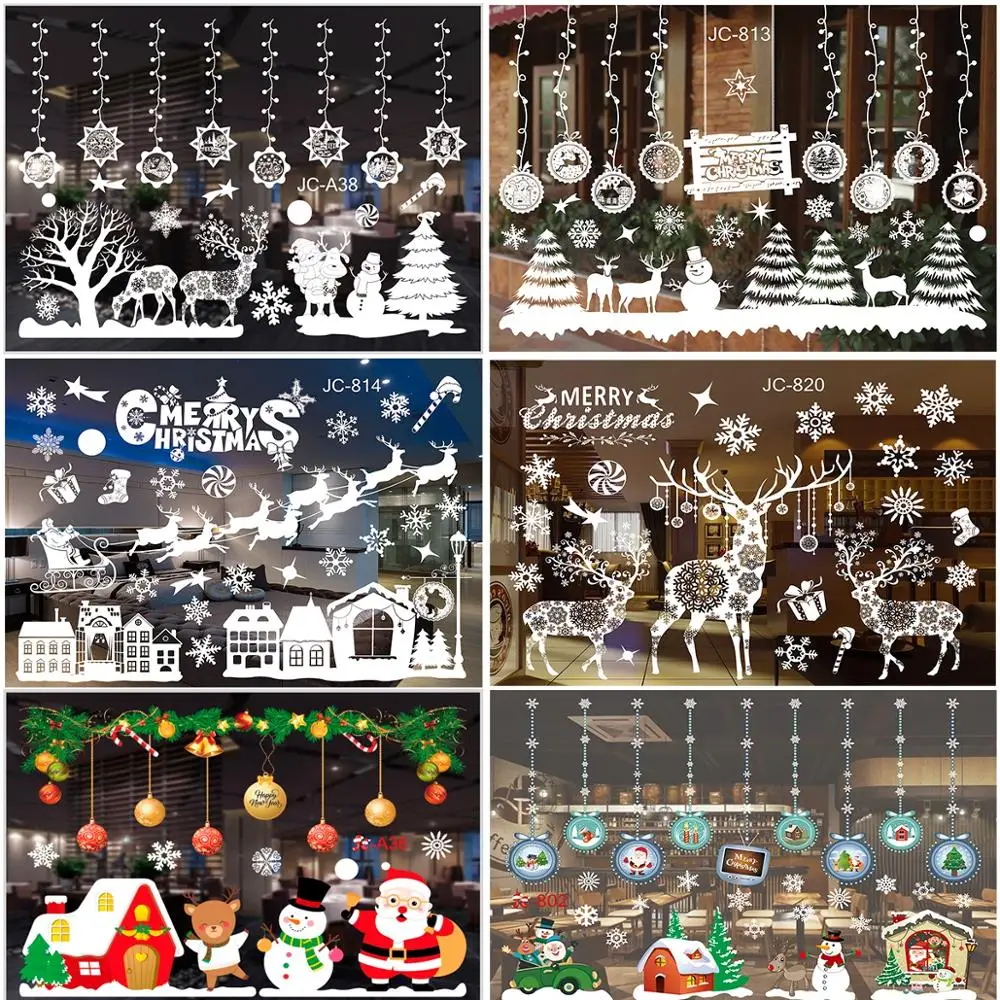 Christmas Wall Window Stickers Marry Christmas - Image 2