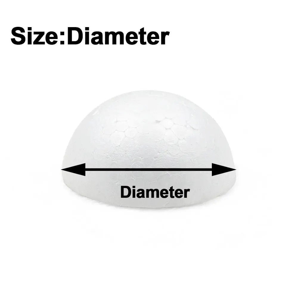 XMAS Polystyrene Styrofoam Foam Half Ball - Image 3