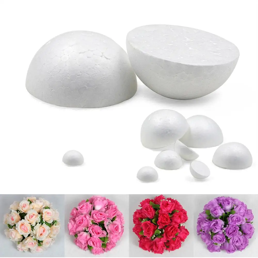 XMAS Polystyrene Styrofoam Foam Half Ball - Image 2