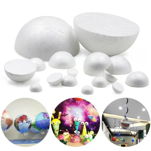 XMAS Polystyrene Styrofoam Foam Half Ball