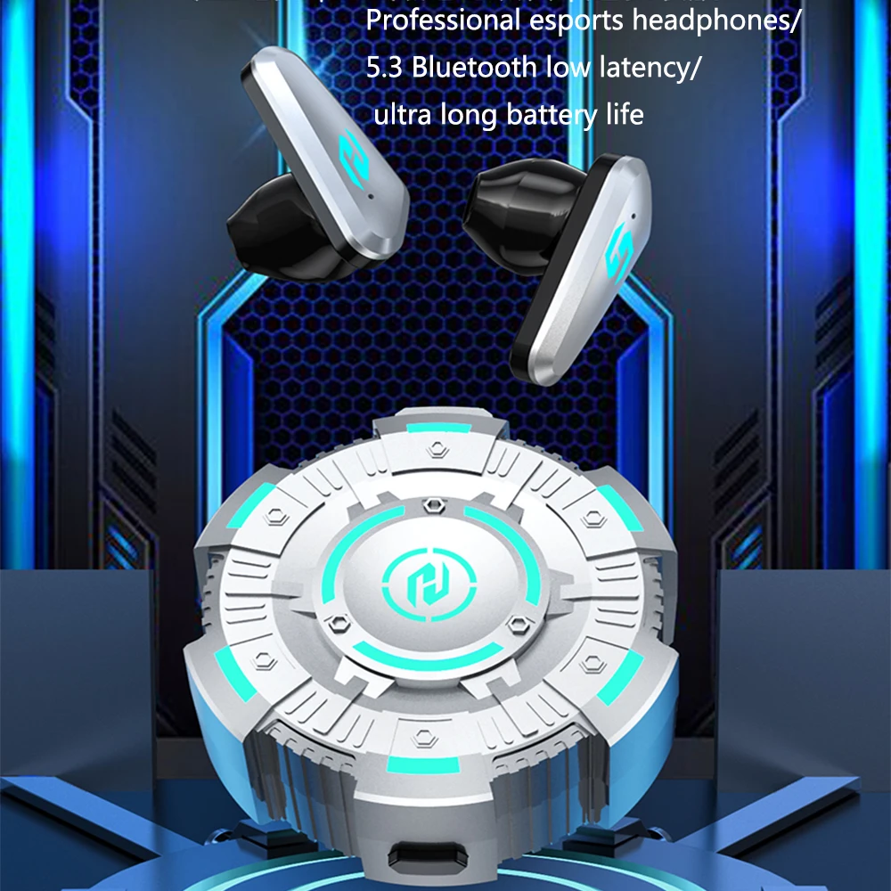 X35 Wireless 5.3 Bluetooth Earphone Headphones Outdoor Sport Headset With Charging Bin Display Touch Control Earbuds for Music - Image 2