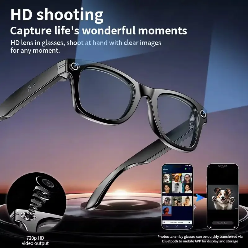 AI Smart Glasses with 8MP Camera - Image 2