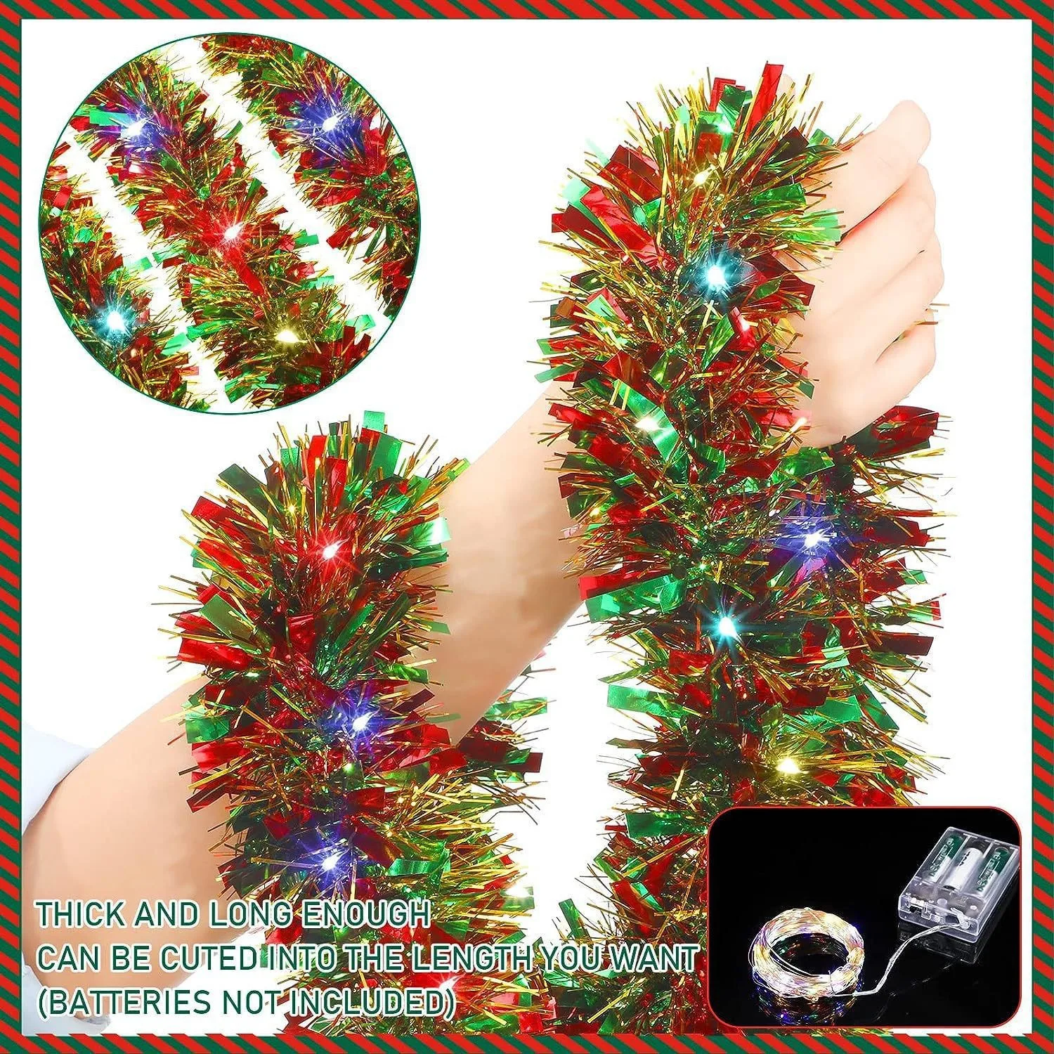 510M Christmas Color Strip Light String - Image 4