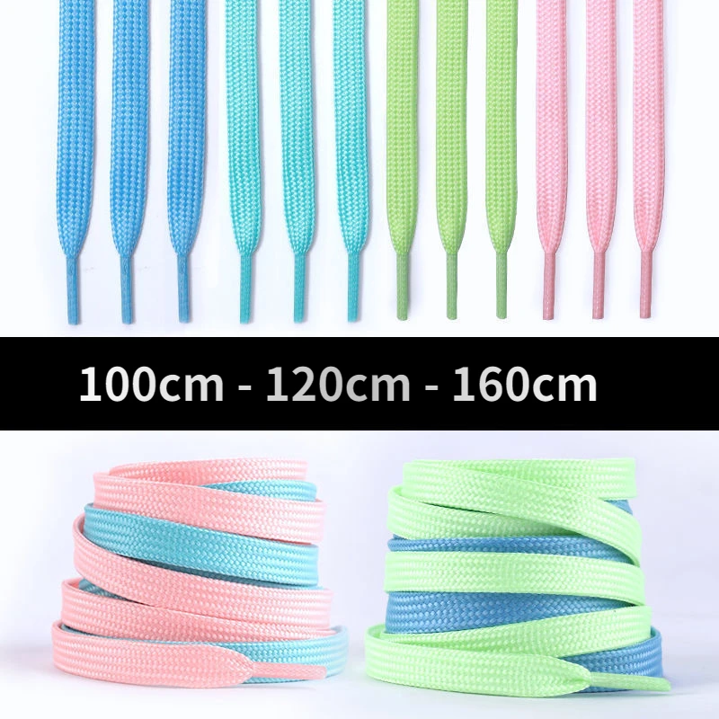2PCS 160cm 120cm 100cm Luminous Shoelace Glow in the Dark Colorful Shoelaces Kids Children Party Gift Shoelace Shoes Accessories - Image 5