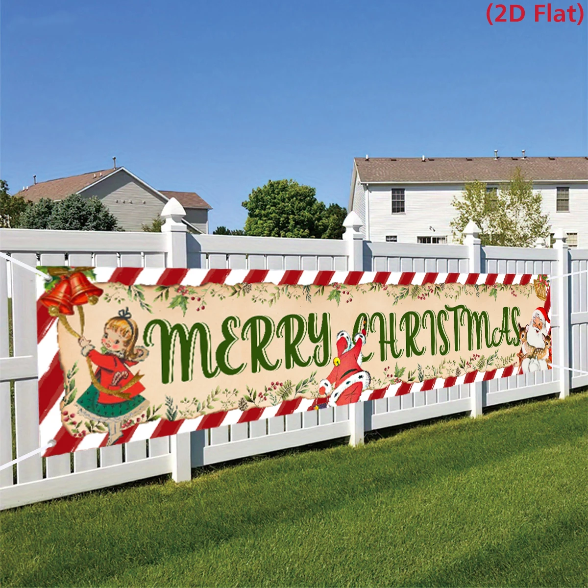 Christmas Outdoor Banner Merry Christmas Decorations - Image 6
