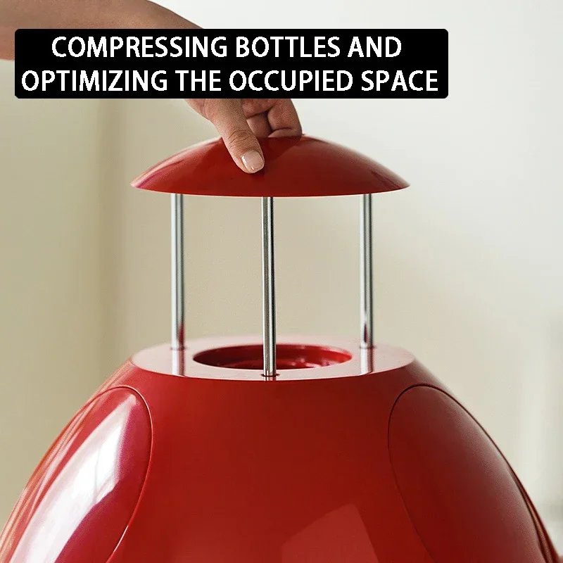 Dinosaur Egg Design Trash Can Large Capacity Room Garbage Collector Kitchen Food Waste Disposal Creative Cartoon Waste Bins - Image 3