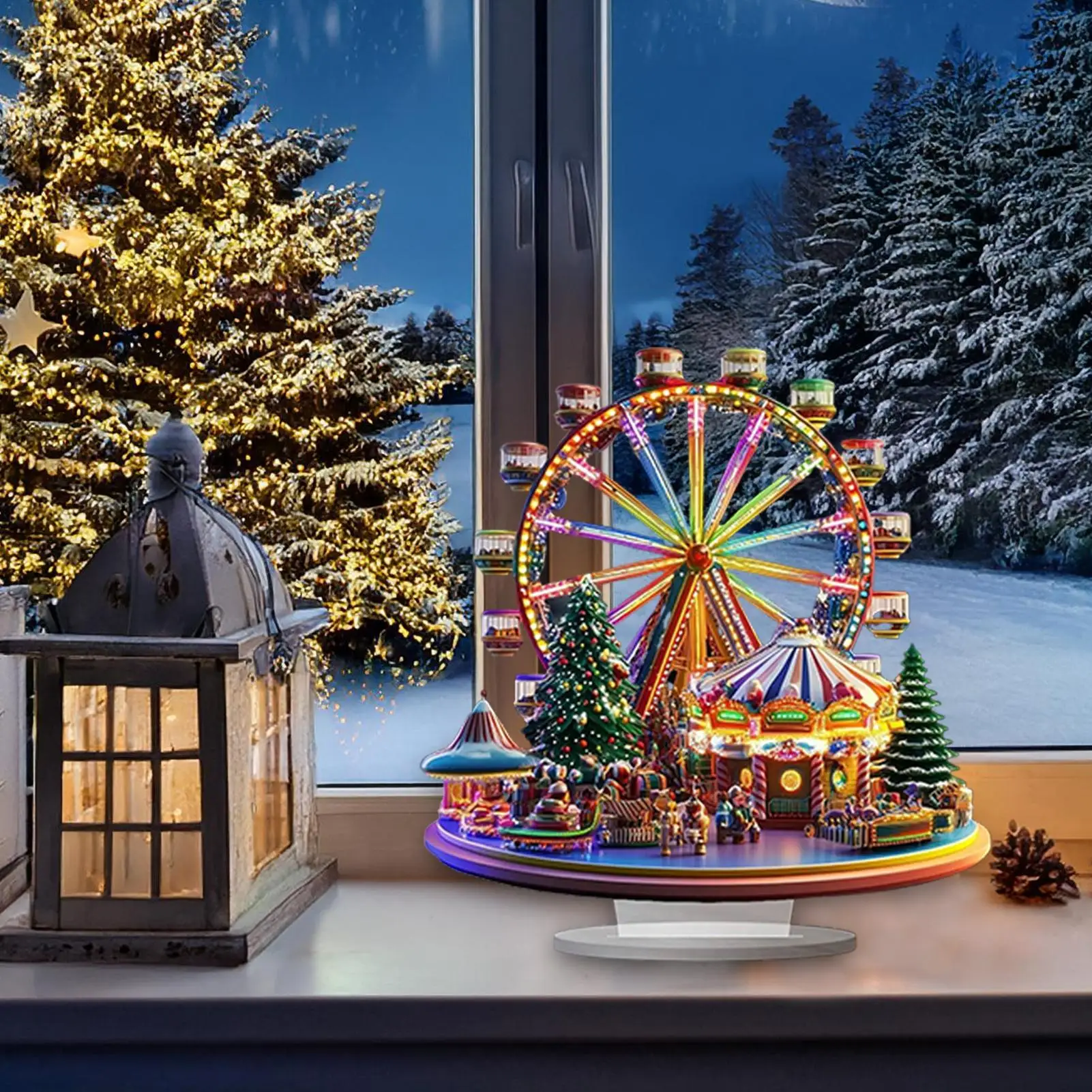 Ferris Wheel Accent Ornament 2D Acrylic - Image 3