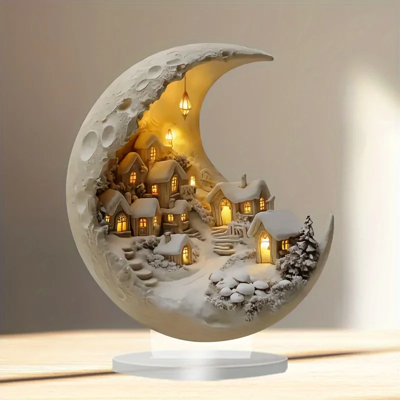 Christmas Xmas Tree Desktop Ornament Moonhouse - Image 2
