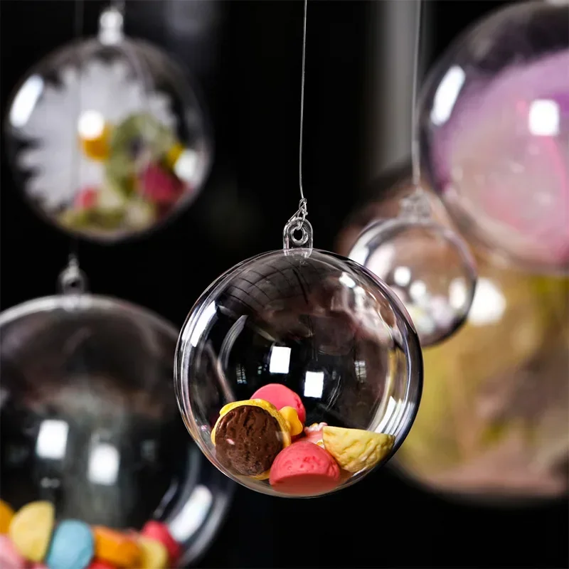 112Pcs DIY Hollow Balls Christmas Plastic - Image 4