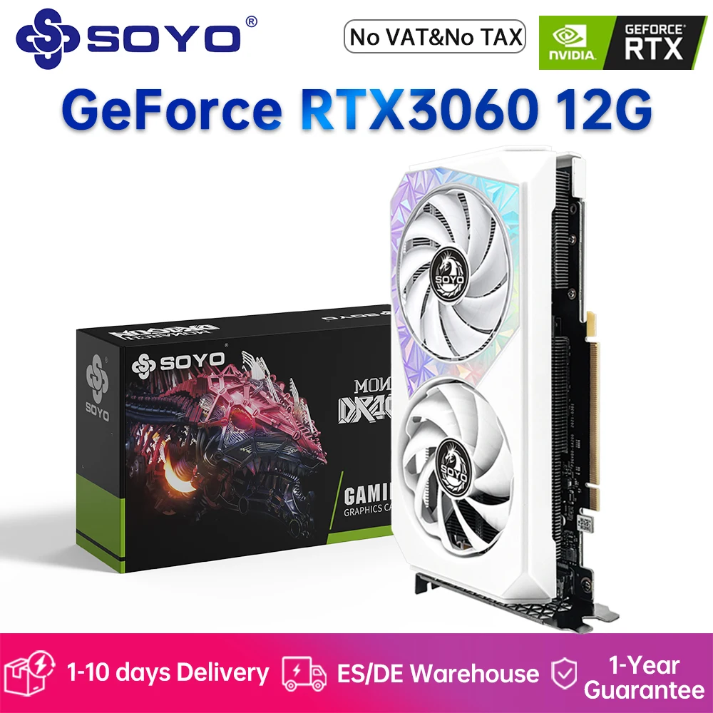 SOYO Original NVIDIA RTX3060 12G Graphics
