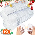 112Pcs DIY Hollow Balls Christmas Plastic