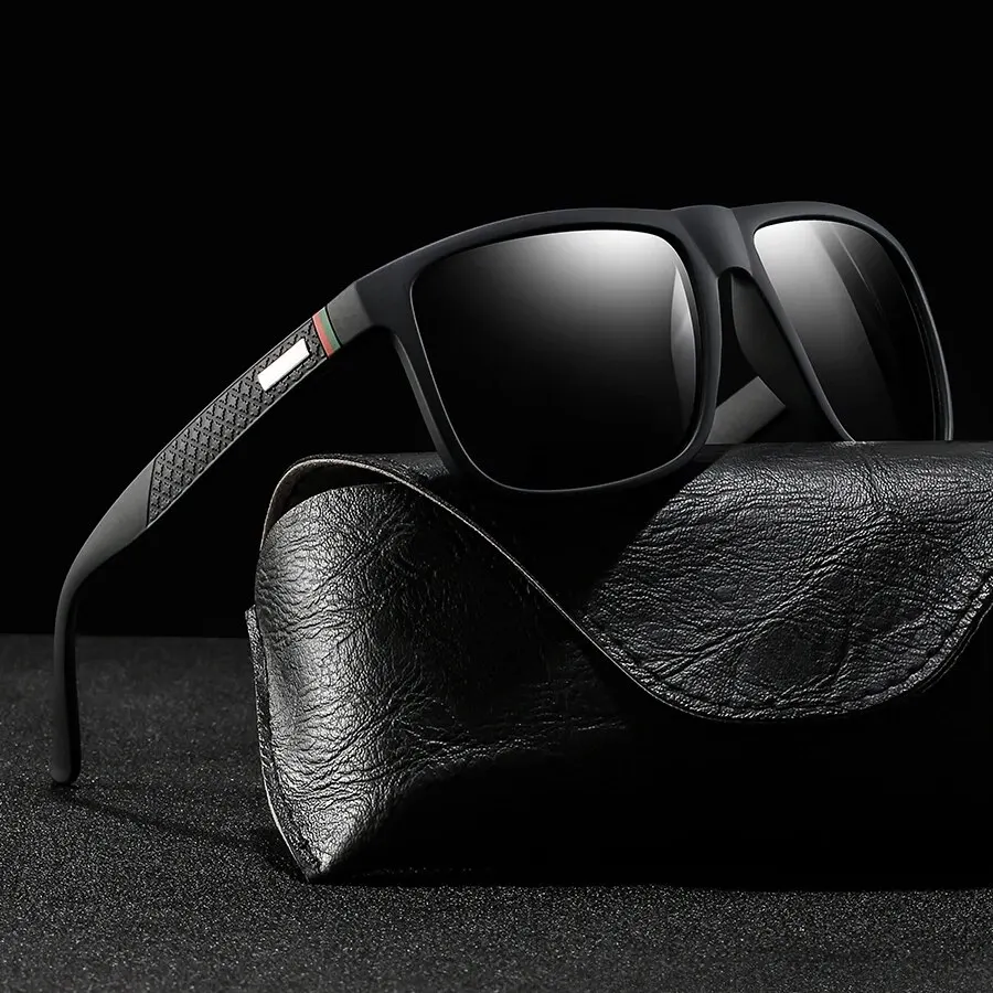 Fashion Vintage Square Sunglasses Men Women Luxury Brand Designer Men's Sun Glasses Driving Fishing UV400 Eyewear Man - Image 2