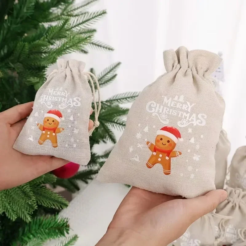 301Pcs Christmas Drawstring Bag Santa Claus - Image 3