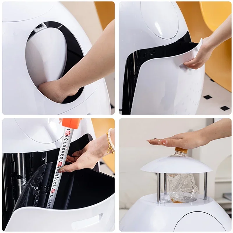 Dinosaur Egg Design Trash Can Large Capacity Room Garbage Collector Kitchen Food Waste Disposal Creative Cartoon Waste Bins - Image 6