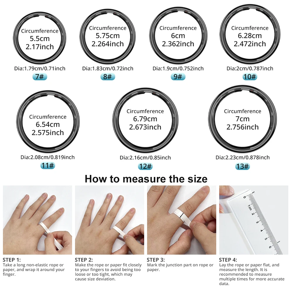 2025 COLMI R12 Smart Ring with - Image 5