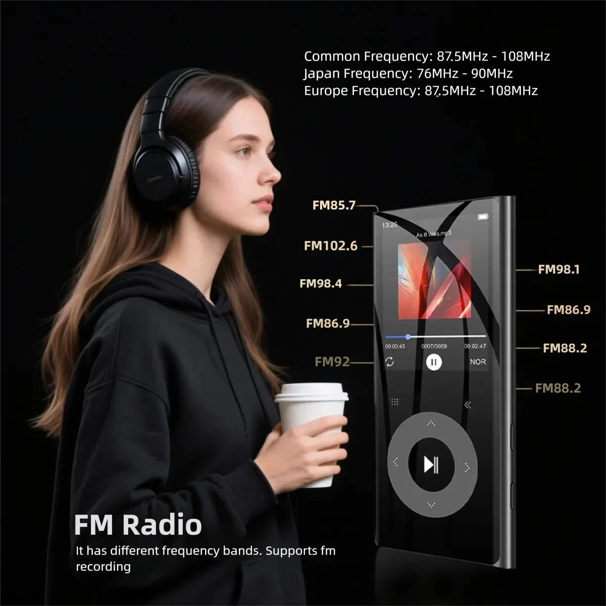 Lecteur MP3 Player TypeC Portable Walkmen - Image 5