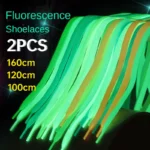2PCS 160cm 120cm 100cm Luminous Shoelace Glow in the Dark Colorful Shoelaces Kids Children Party Gift Shoelace Shoes Accessories