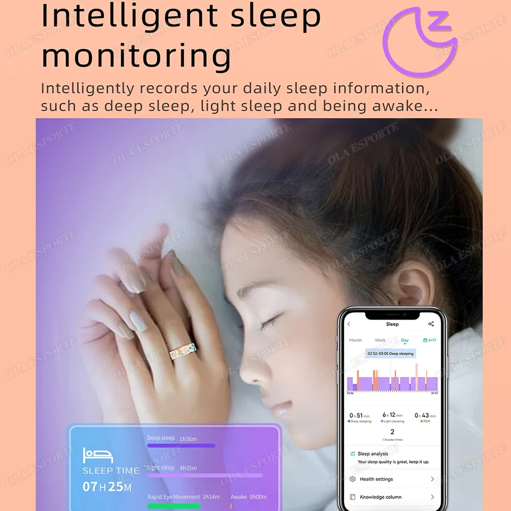 New Color Enamel Craftsmanship Smart Ring - Image 4